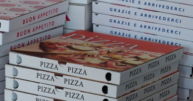 La boîte à pizza, bon exemple d'emballage alimentaire populaire